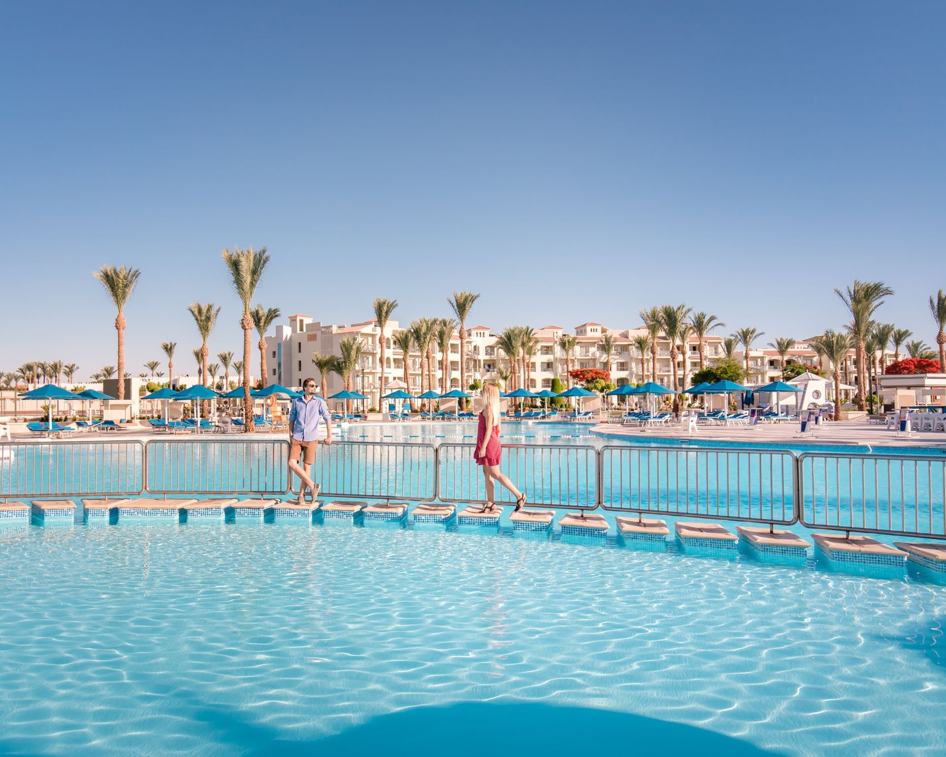 Pool at Pickalbatros Dana Beach Resort in Hurghada