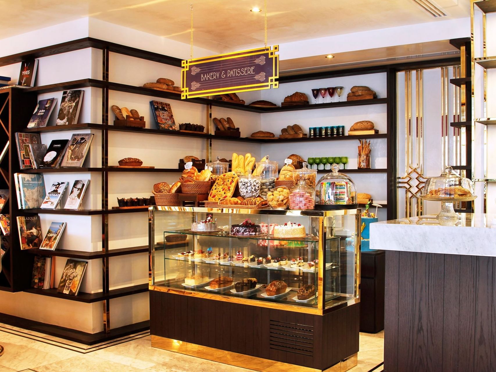 Backery and pastery shop at Tamani Marina Hotel