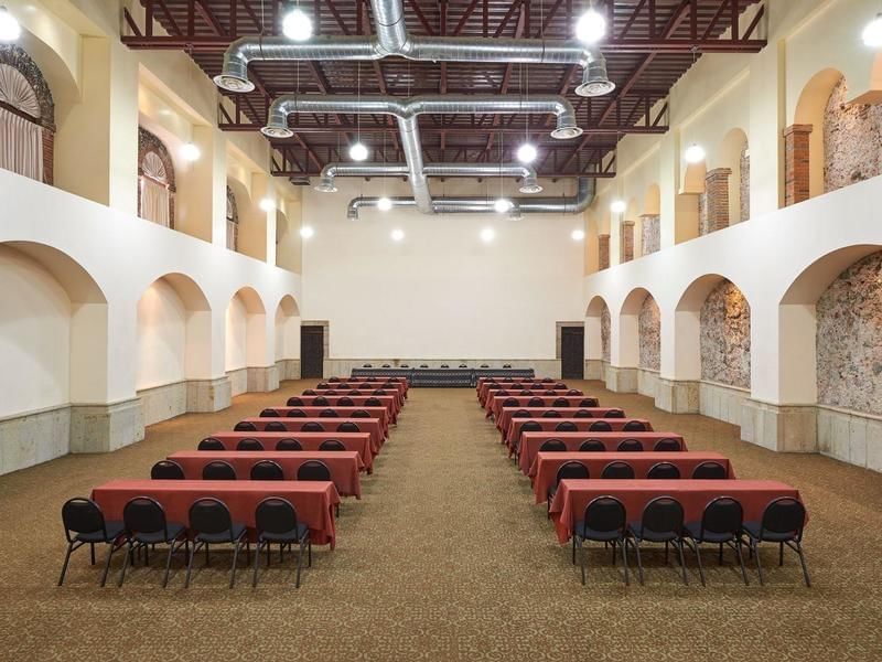 Classroom setup in La Troje meeting room at FA Hotels & Resorts