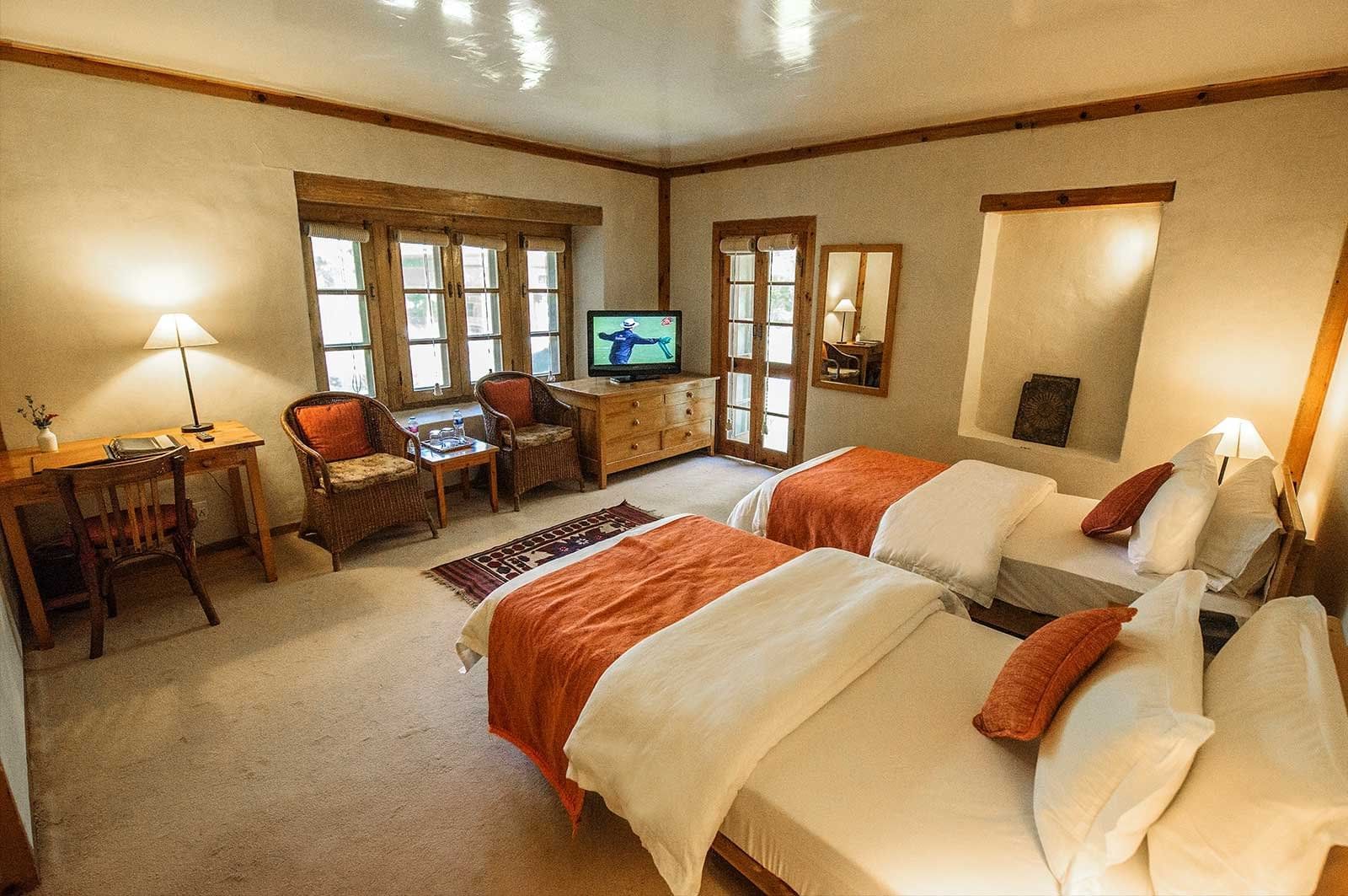 Interior of Garden House Standard Room at Shigar Fort Residence