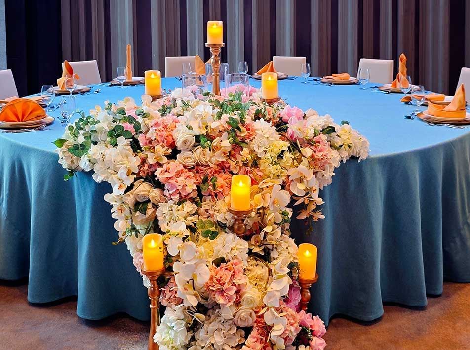 Wedding Dining Table at Imperial Lexis KL