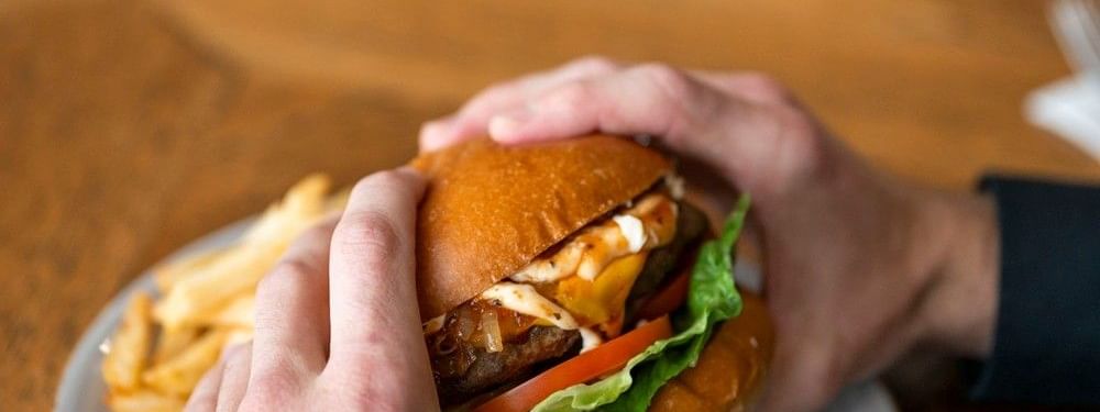 Burgers at Karinyas Restaurant Wyong