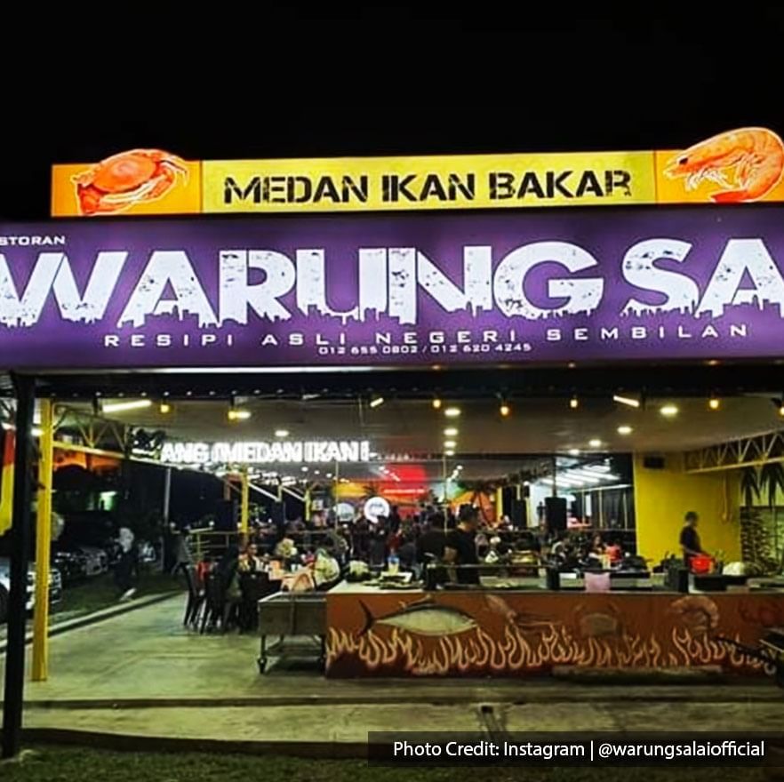 Malaysia port dickson local food restaurant warung salai storefront