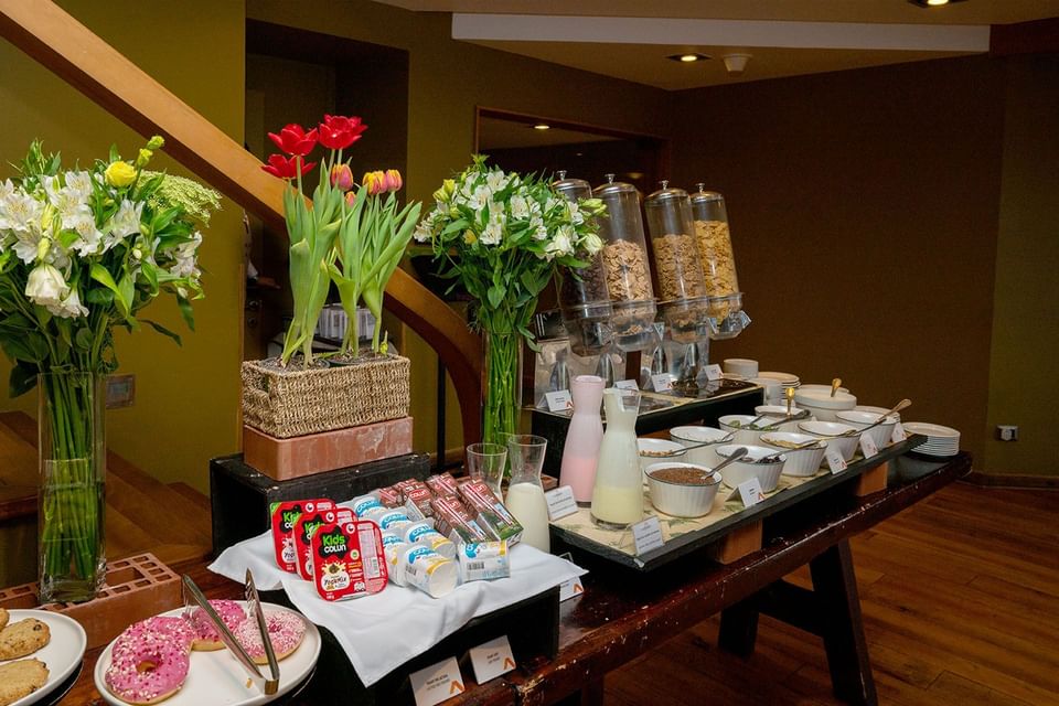 Buffet at Hotel Cumbres Puerto Varas in Chile