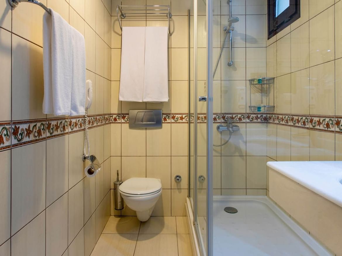 Interior of bathroom in the suite room at Marmaris Bay Resort