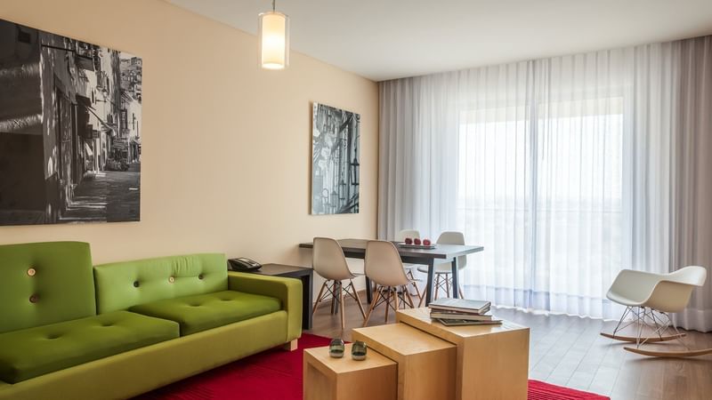 Livingroom in Junior Suite at Fiesta Inn Silao Puerto Interior