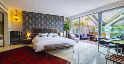 Interior of Grand Deluxe Lagoon Suite at Hotel Eclat Beijing