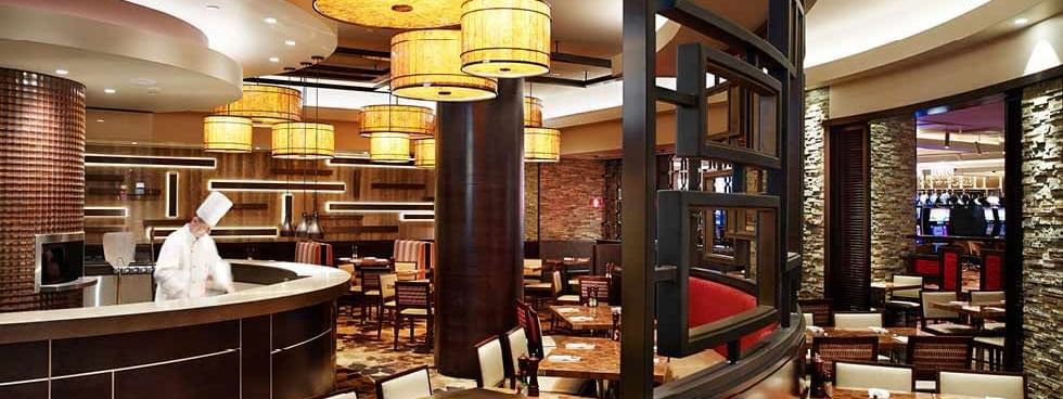 Dining area in Junction Grill restaurant at Crown Hotel Perth
