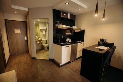 Kitchen area in Master suite at Araiza Hotel Hermosillo