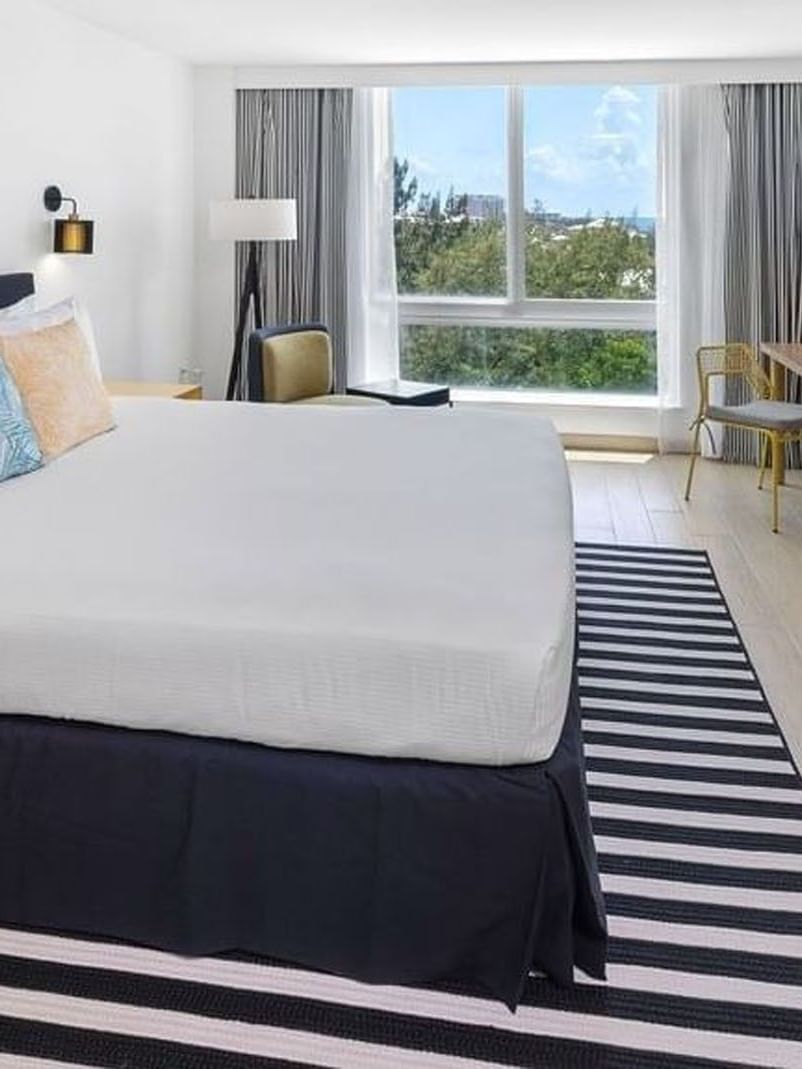 Island View featuring a striped rug by a wooden desk at Warwick Paradise Island Bahamas