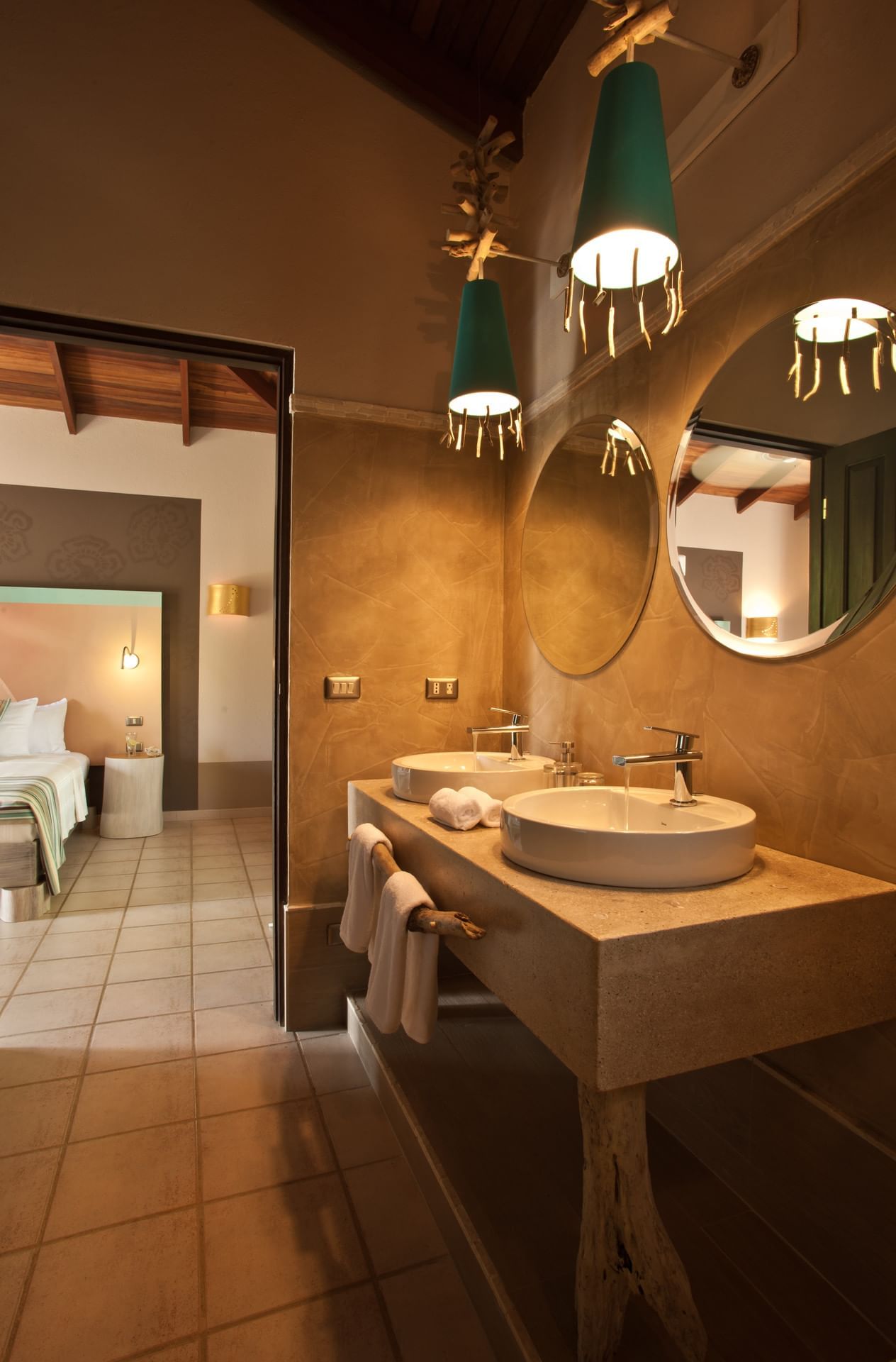 Bathroom in Private Villa 2 Bedrooms & Pool at Cala Luna Hotel