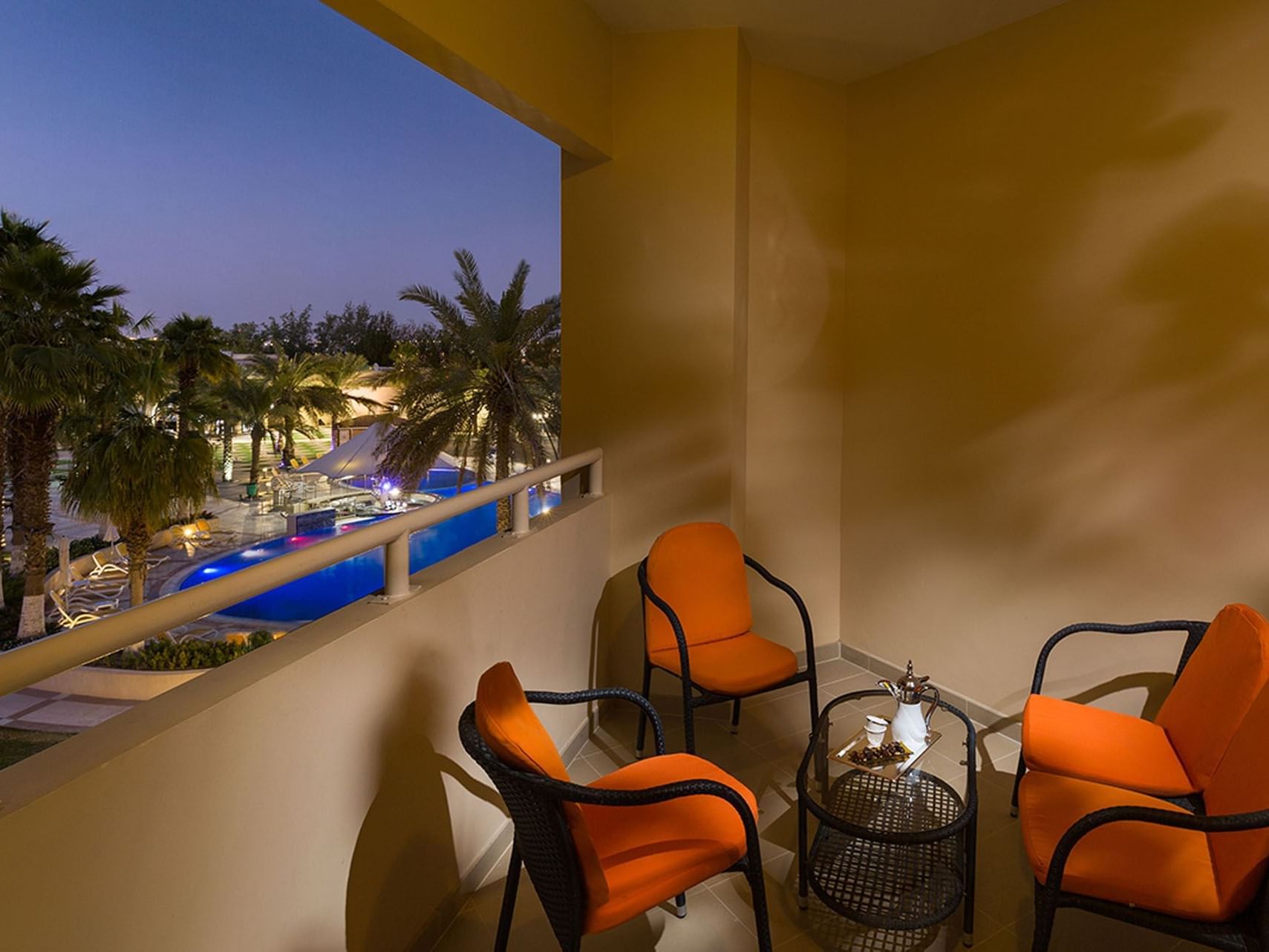 Balcony area of Premium Suite at Millennium Central Mafraq