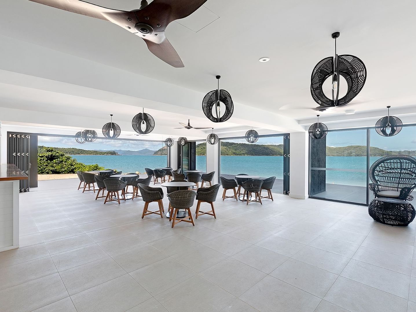 Dining area in Inkstone Kitchen & Bar at Daydream Island Resort