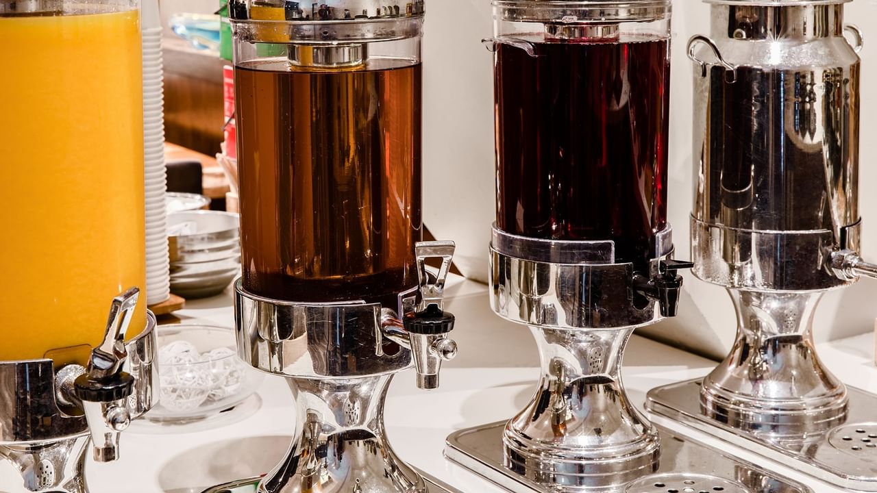 Executive Lounge with juice and drinks