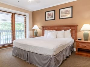 Master Bed, Two Bedroom Suite in Palm Coast at Legacy Vacation Resorts
