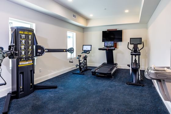 Interior of Health Club featuring exercise machines at Grant Street Inn