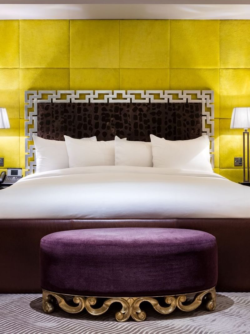 Bed in Amarillo Suite at The May Fair Hotel London