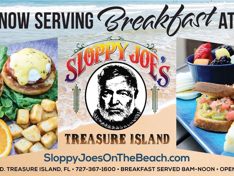Breakfast 8am to 12noon daily