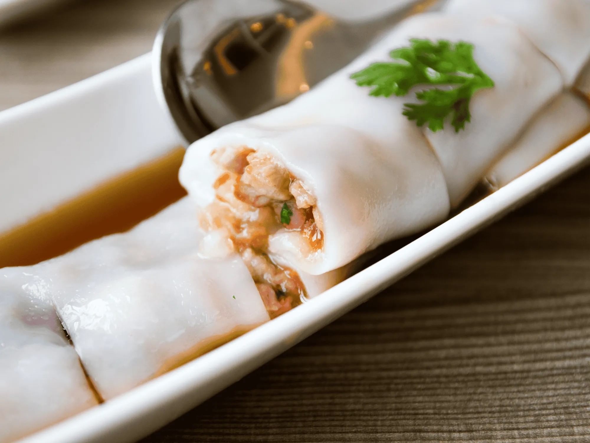 Rice Noodle Rolls (Chee Chiong Fan) | Park Hotel Hong Kong 