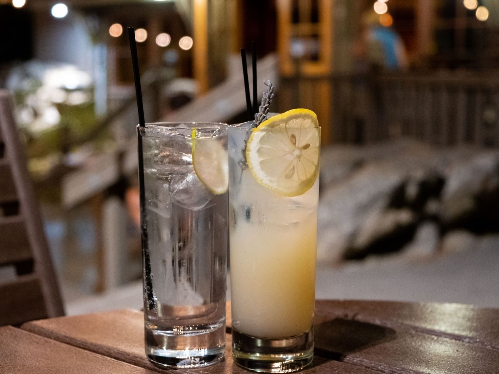 Drinks served in Garage Bar at O'Grady's Pantry at Sleeping