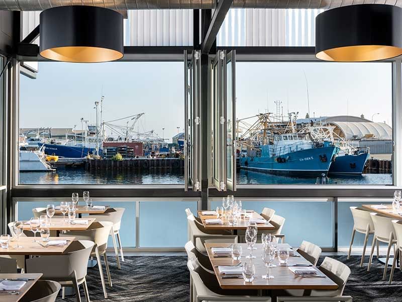 Dining area in the Char Char restaurant near Be Fremantle