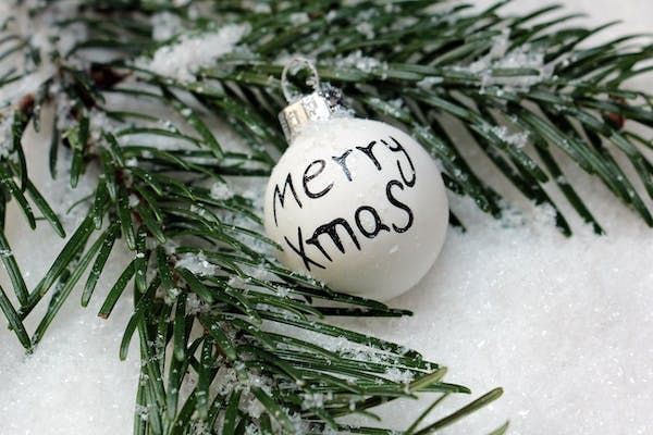 Merry Xmas Decorations used at Orsett Hall Hotel