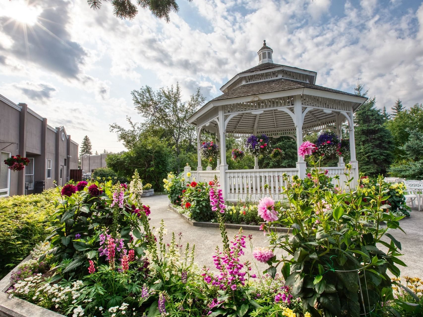 View of the elegant Gazebo Room at Wedgewood Resort 
