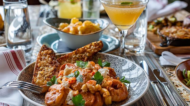 Creole Seafood Pasta at Havana Beach Bar & Grill
