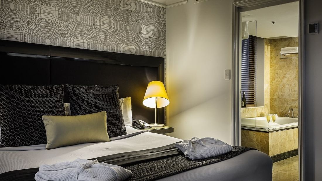 One-bedroom Spa Suites at Pullman and Mercure King George Square Brisbane
