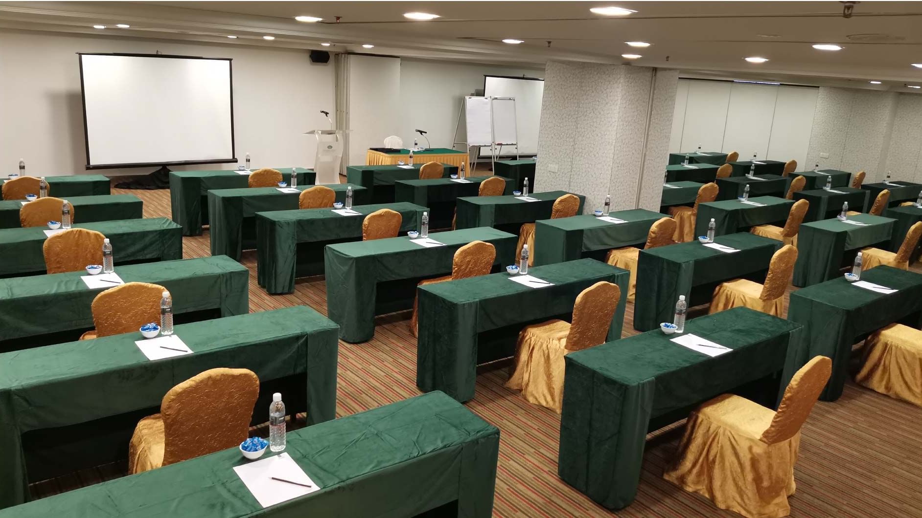 Conference room with classroom table set up at Sunway Hotel Georgetown