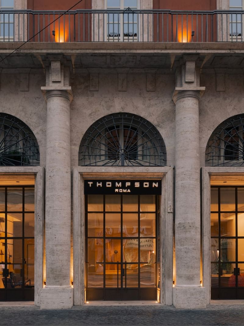 Thompson By Hyatt Hotel_Rome_Entrance