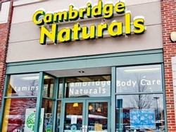 Entrance to Cambridge Naturals store