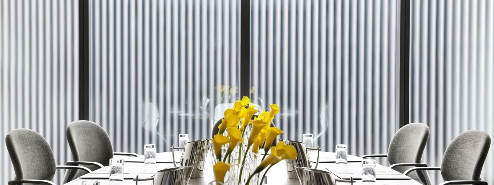 Table arrangements in The Office at Crown Hotel Melbourne