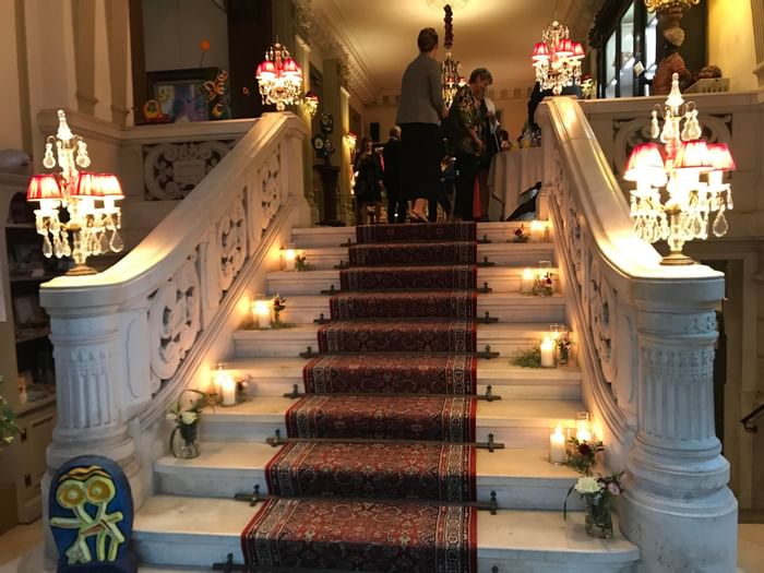 Stairs at Hotel de Domaine de Beaupre