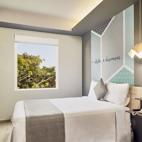Interior of Superior One Queen Room at One Hotels