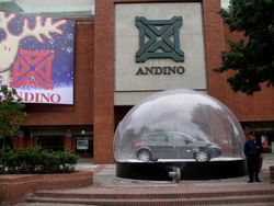 Exterior del Centro Comercial Andino cerca de Bogota Plaza Hotel