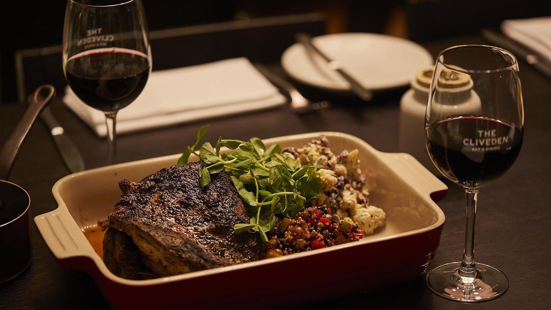 Tasty food type with a wine at the pullman melbourne on the park