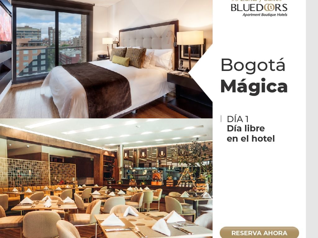 Bogotá mágica plan turístico de hoteles Bluedoors 