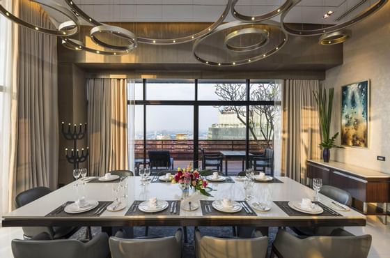 Dining area in Penthouse at Chatrium Hotels & Residences