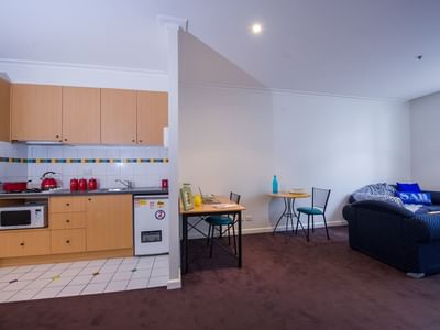 1 Bedroom Plus Study - Kitchen, Dining & Lounge