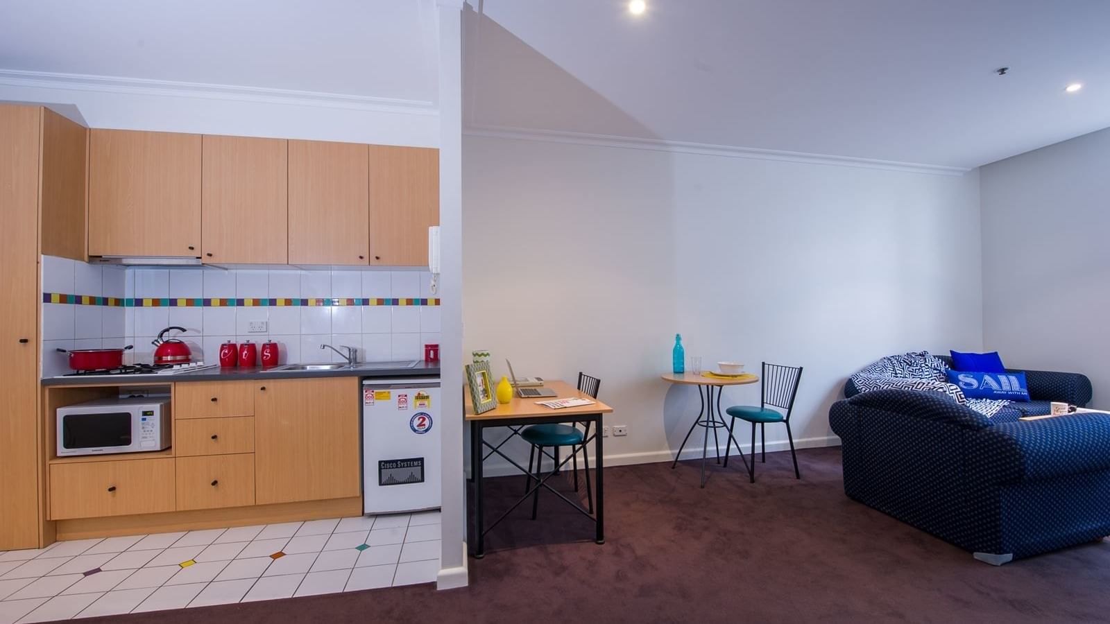 1 Bedroom Plus Study - Kitchen, Dining & Lounge