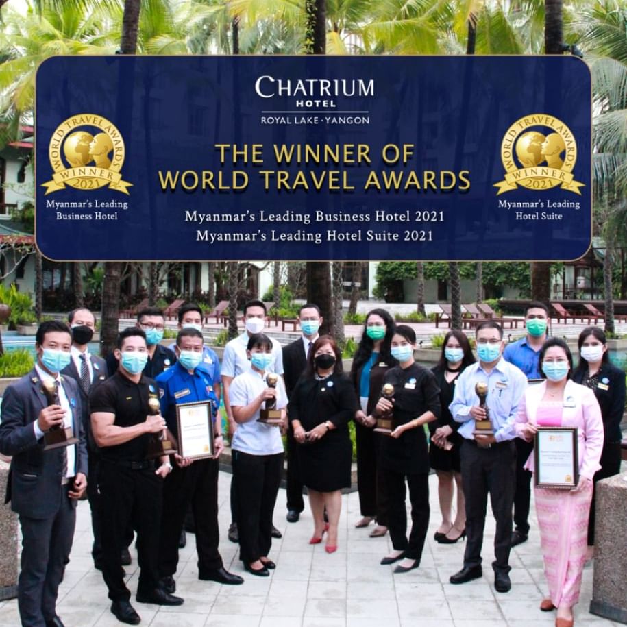 World Travel award ceremony at Chatrium Royal Lake Yangon