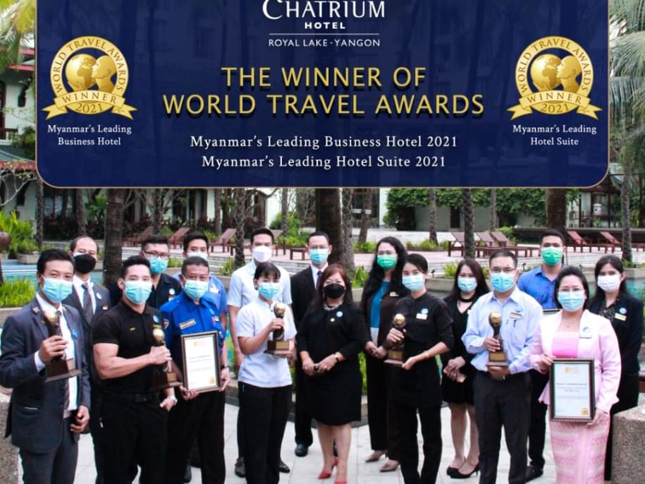 World Travel award ceremony at Chatrium Royal Lake Yangon