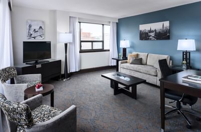 One Bedroom Suite King Bed at Embassy Hotel & Suites Ottawa
