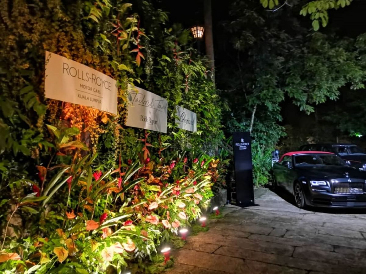 Valet parking area at The Banjaran Hotsprings Retreat