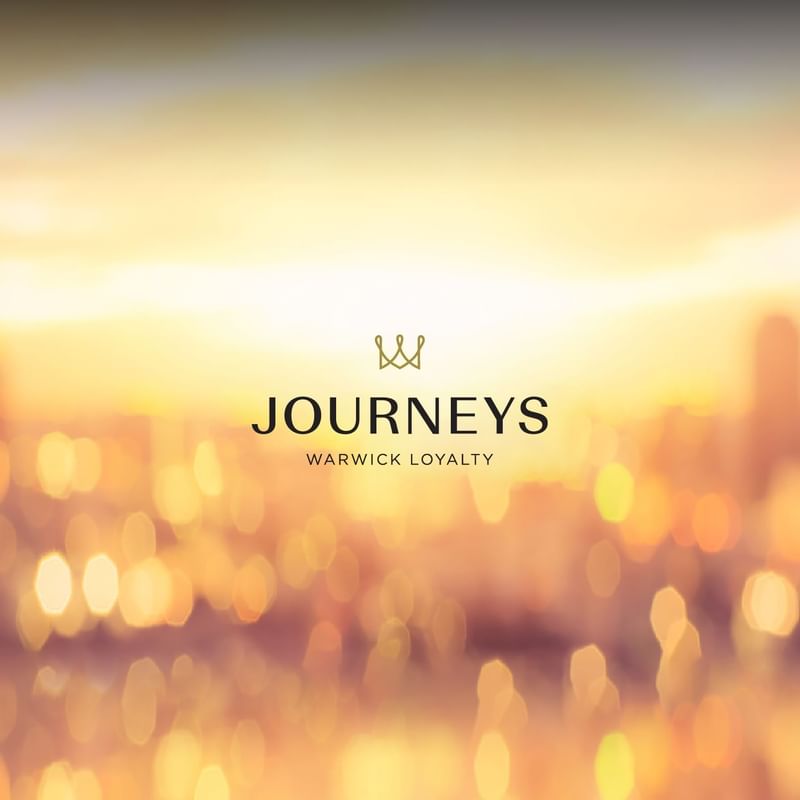Journeys Warwick Loyalty banner used at Warwick Hotels and Resorts