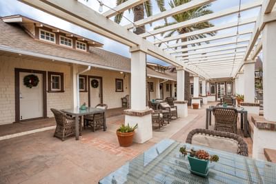 Open dining & lounge area in Catalina Island Company