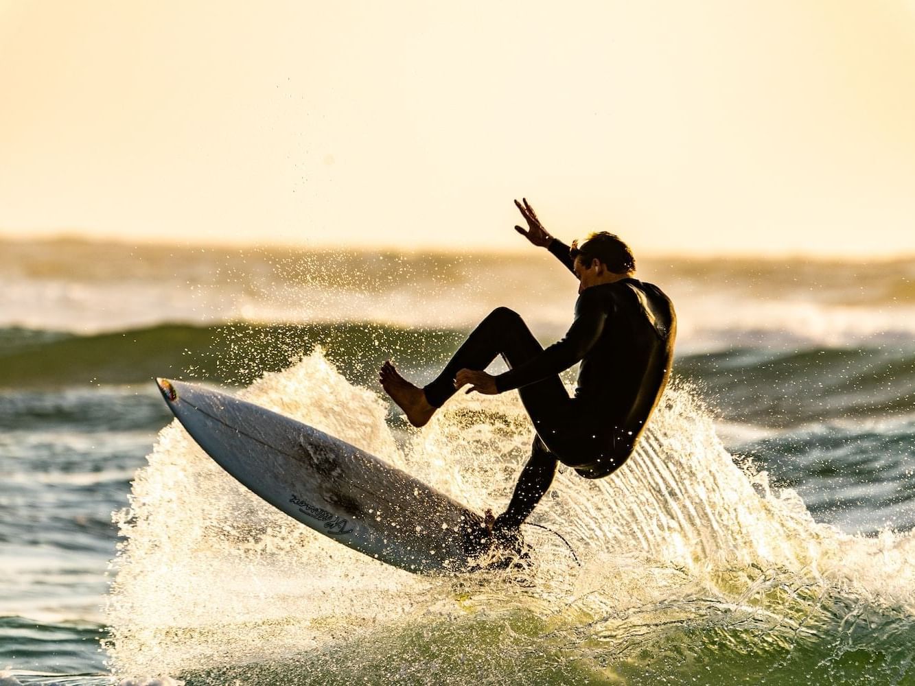 boy surfing