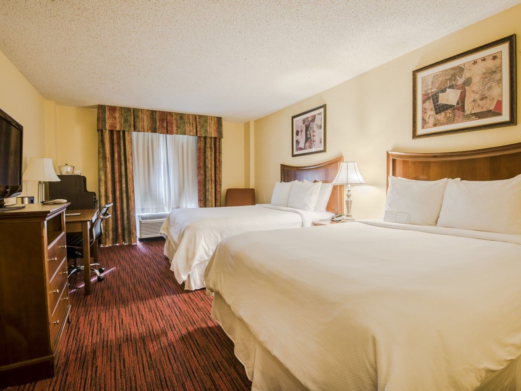 Dallas Pool side cabana with twin beds at MCM Elegante Suites