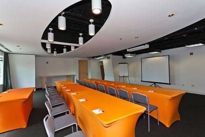 Arranged Promenade meeting room at Albion Miami Beach